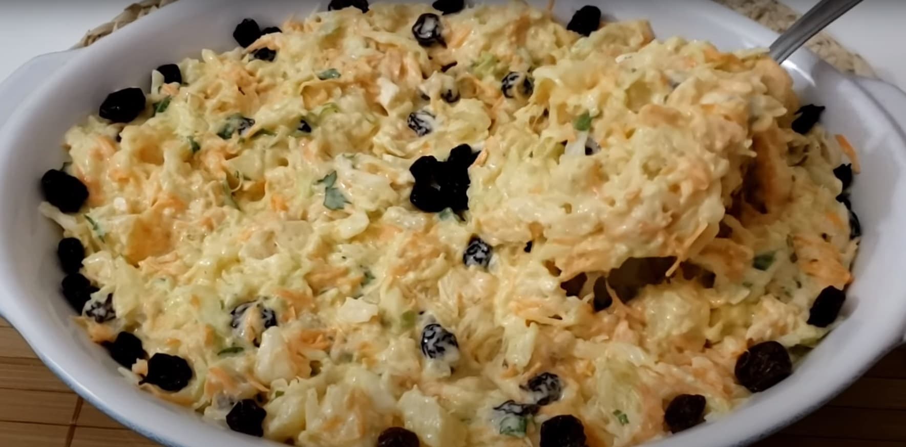 Salada de repolho com maionese