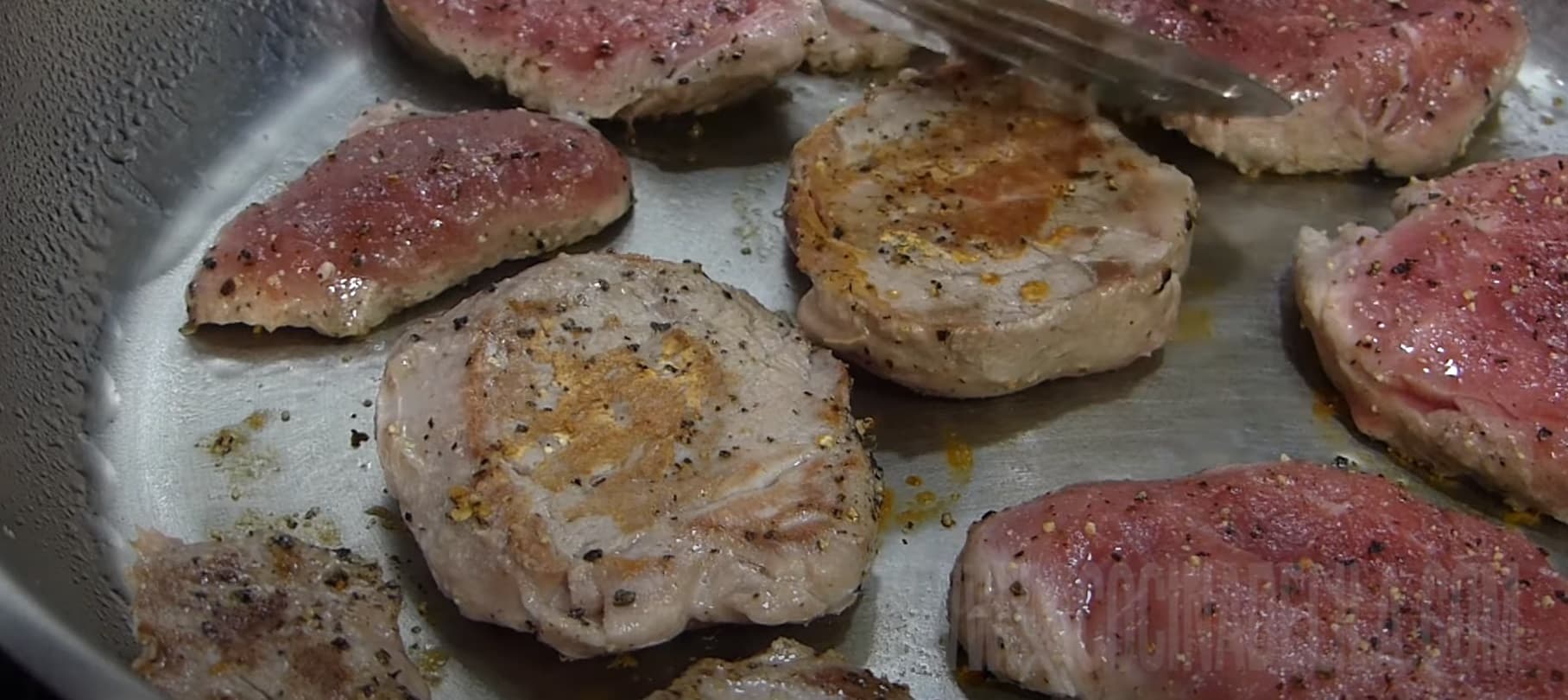 Filé mignon suíno na manteiga