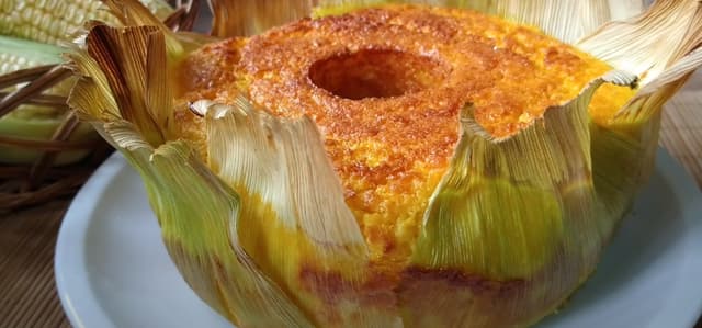 Bolo de Milho Cremoso na Casca