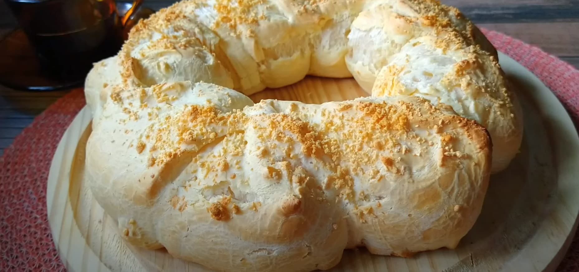 Bolo de Polvilho com Queijo que Não Afunda