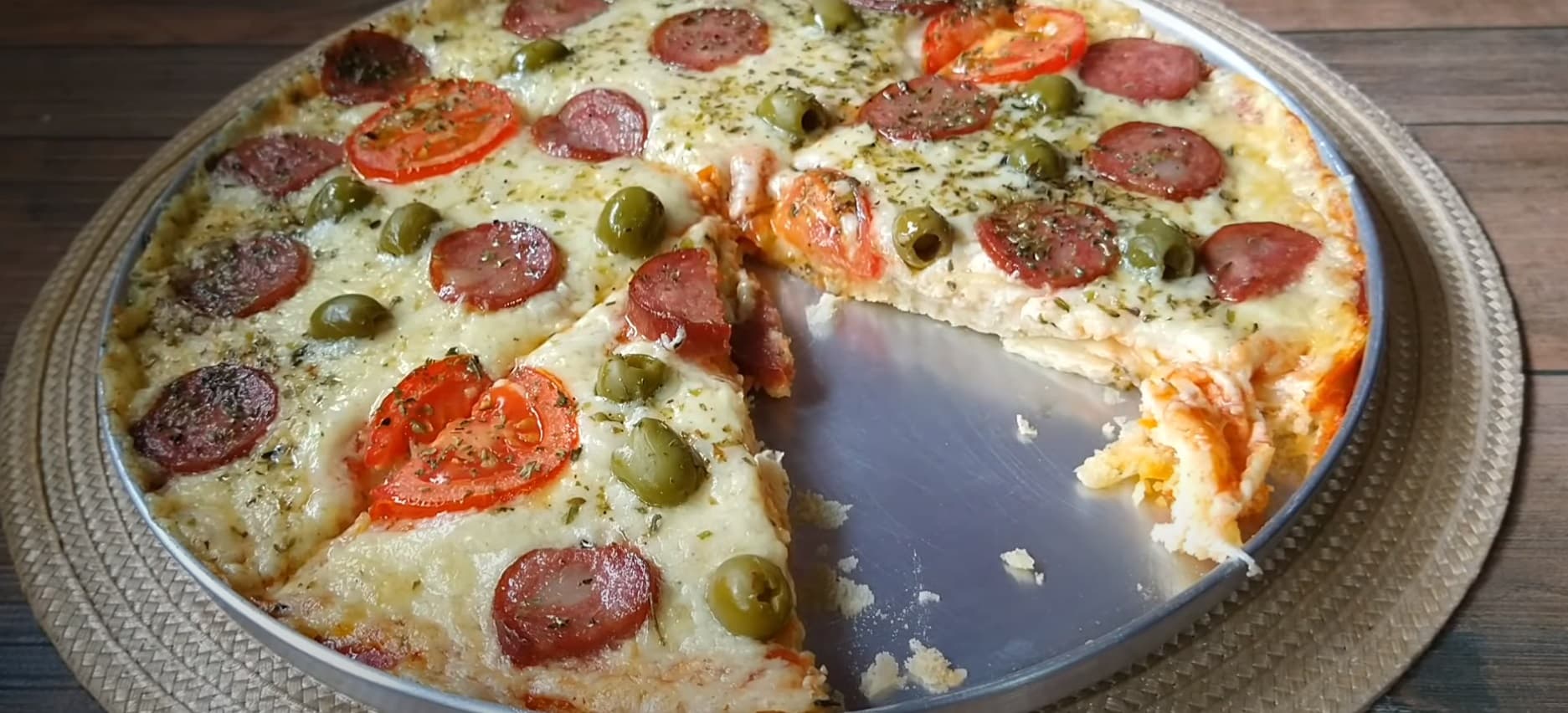 Pizza de Liquidificador Fácil e Saborosa