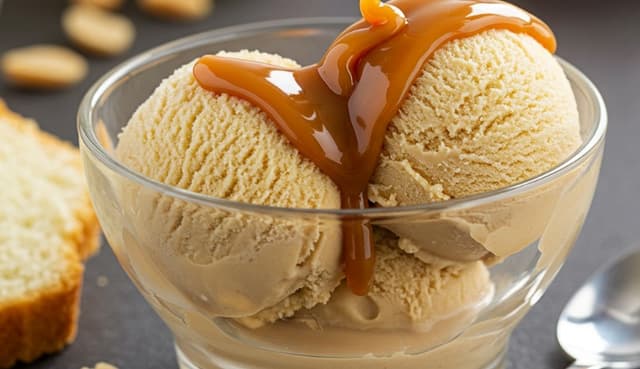 sorvete  de doce de leite
