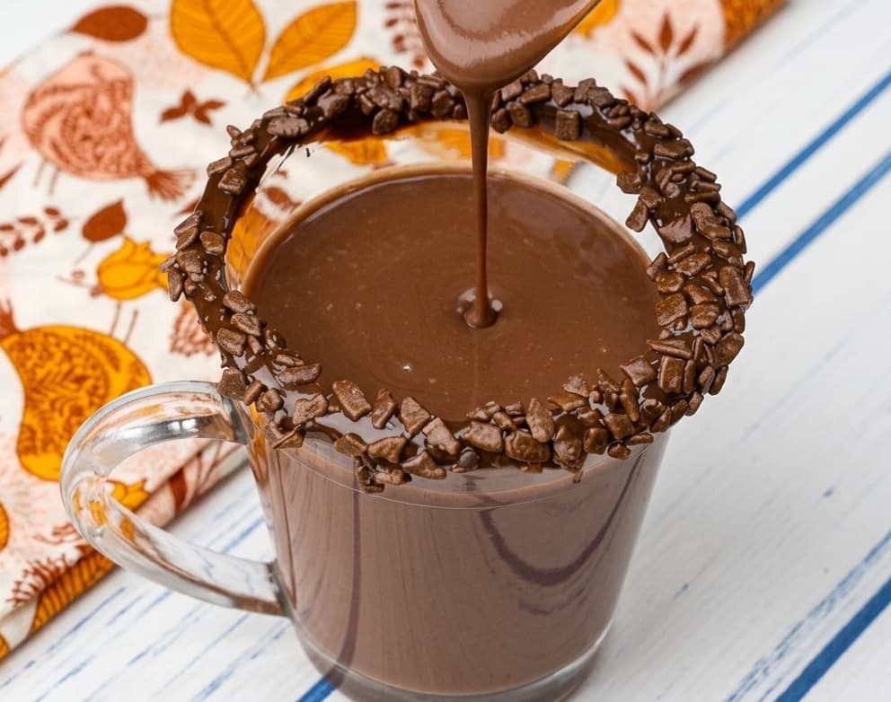 Chocolate quente francês