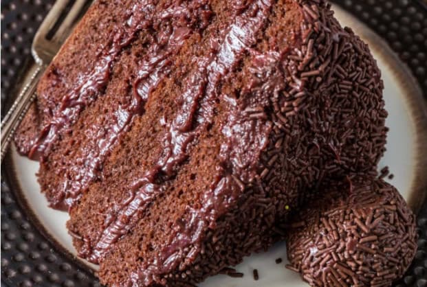 Bolo de chocolate de liquidifcador