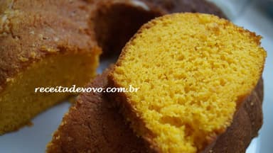 Bolo de Milho cremoso sem Lactose