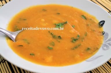 Caldo de Mandioquinha