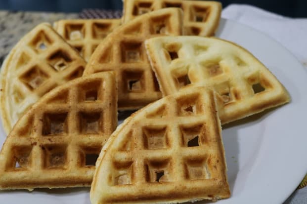 Como fazer Waffle americano