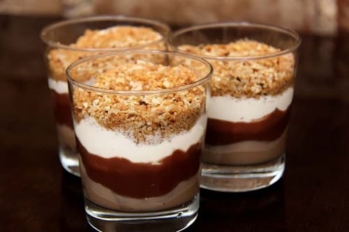 Mousse de capuccino cremoso