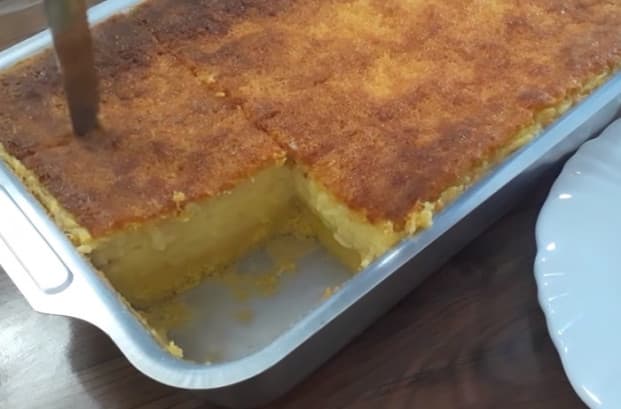Receita de bolo cremoso de Milho