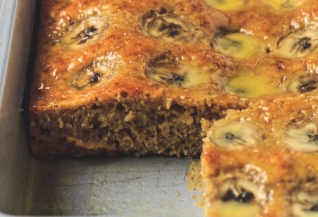 Receita de bolo de banana de liquidificador