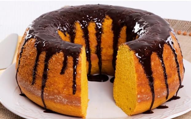 Receita de bolo de cenoura fácil