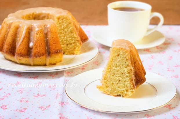 Receita de bolo simples fofinho