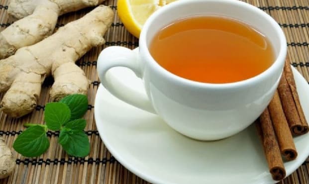 Receita de chá de gengibre com canela