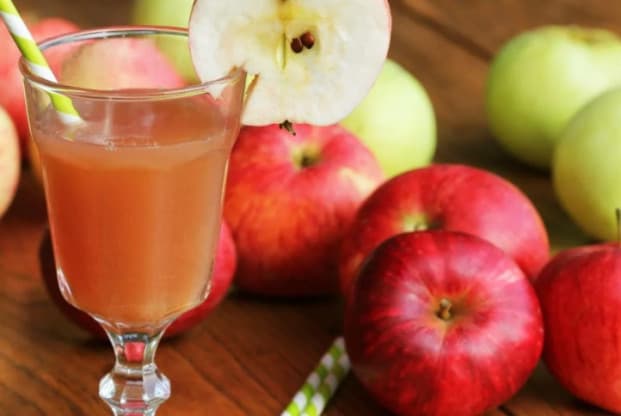 Receita simples de suco de maçã