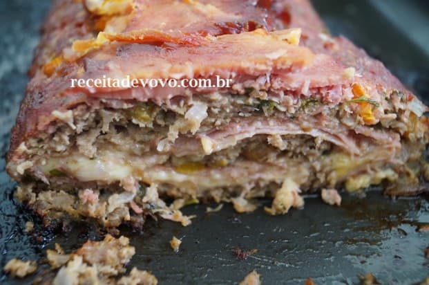 Rocambole de carne especial