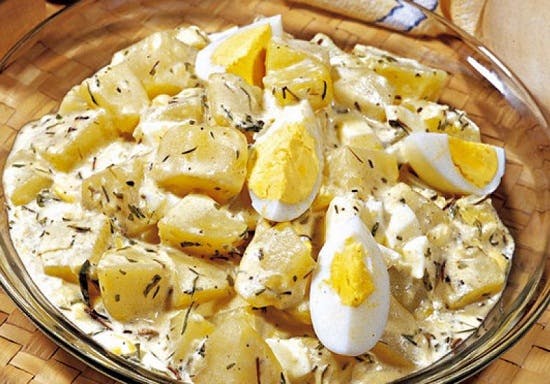 Salada de Sardinha com Batata