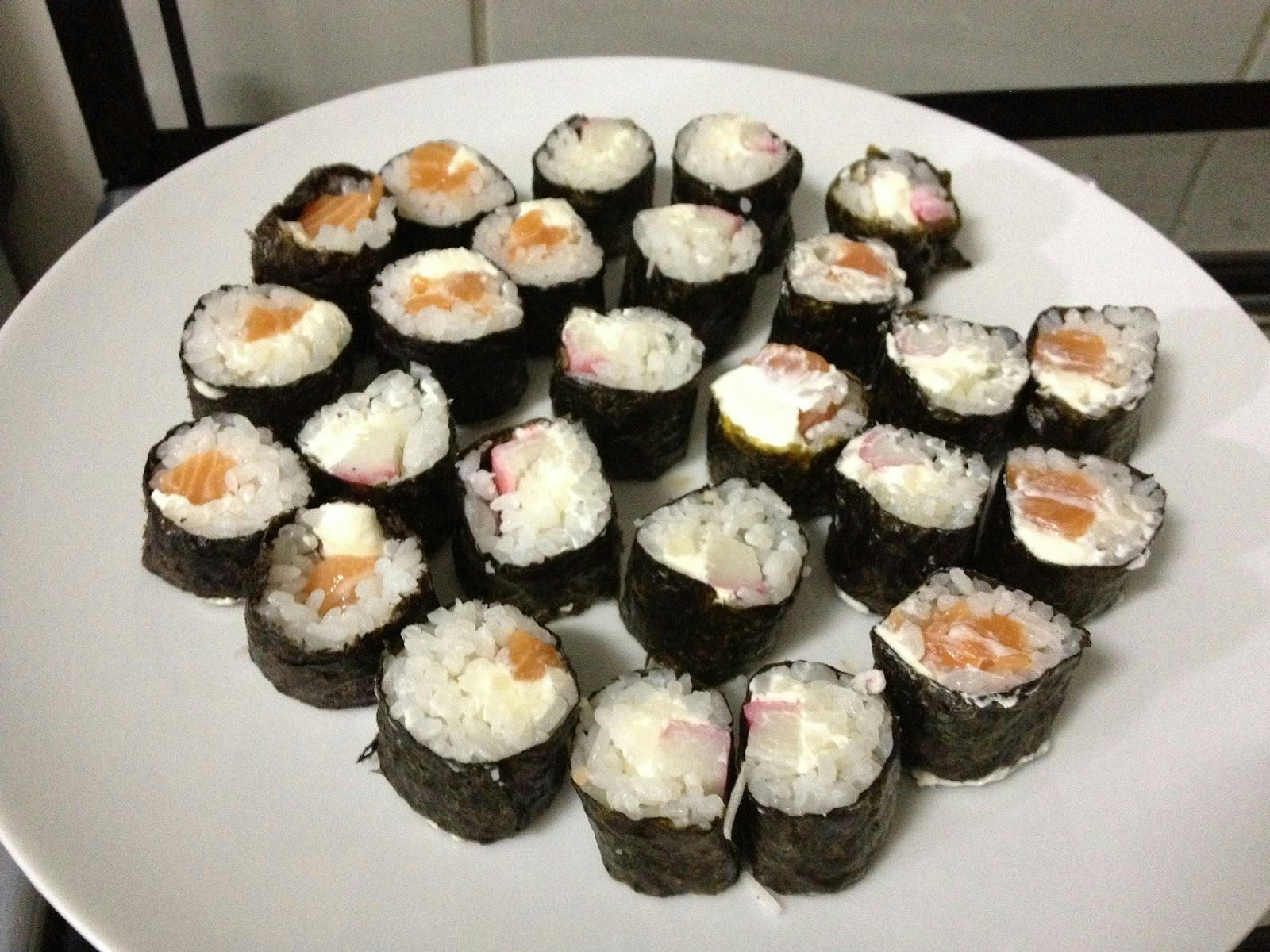 Receita de sushi tradicional