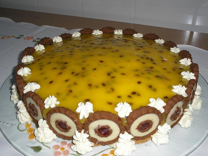Torta holandesa de maracujá