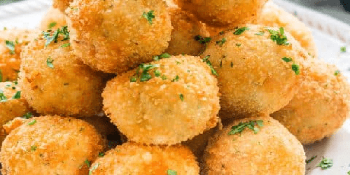 Receita de Bolinho de frango com batata doce