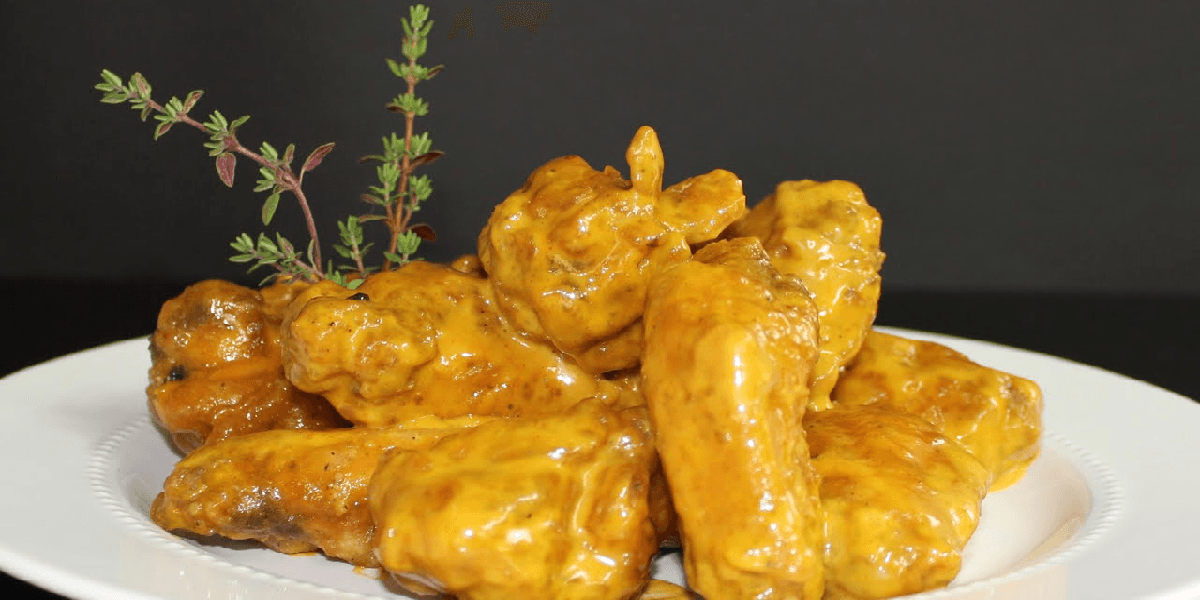 Receita de Frango picante com mostarda e mel