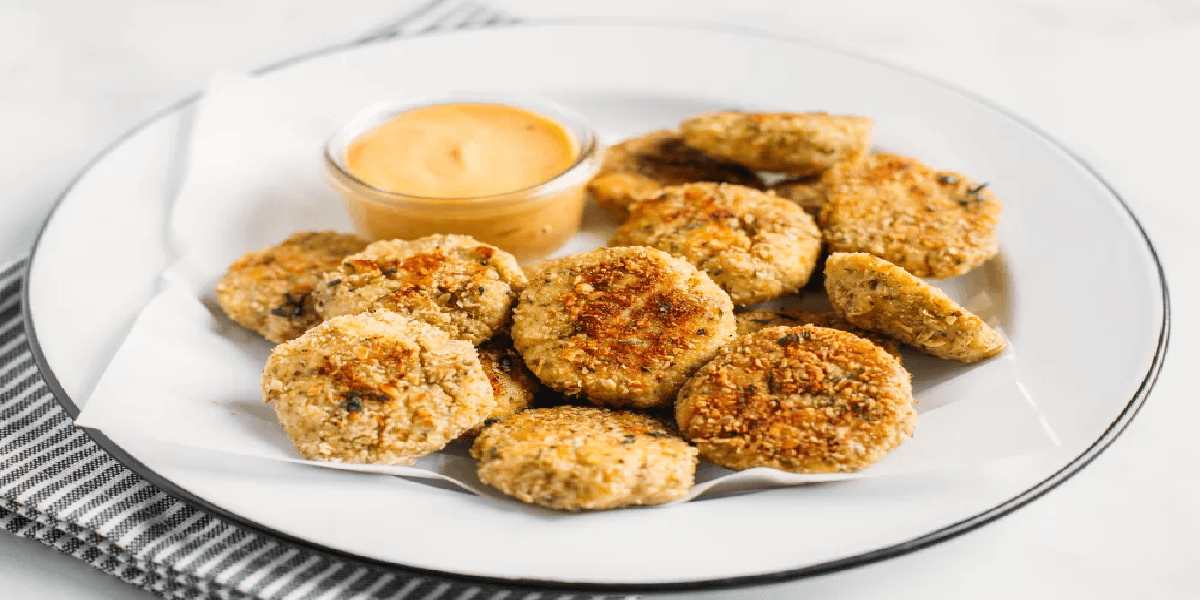 Receita de Nuggets de frango com legumes fit