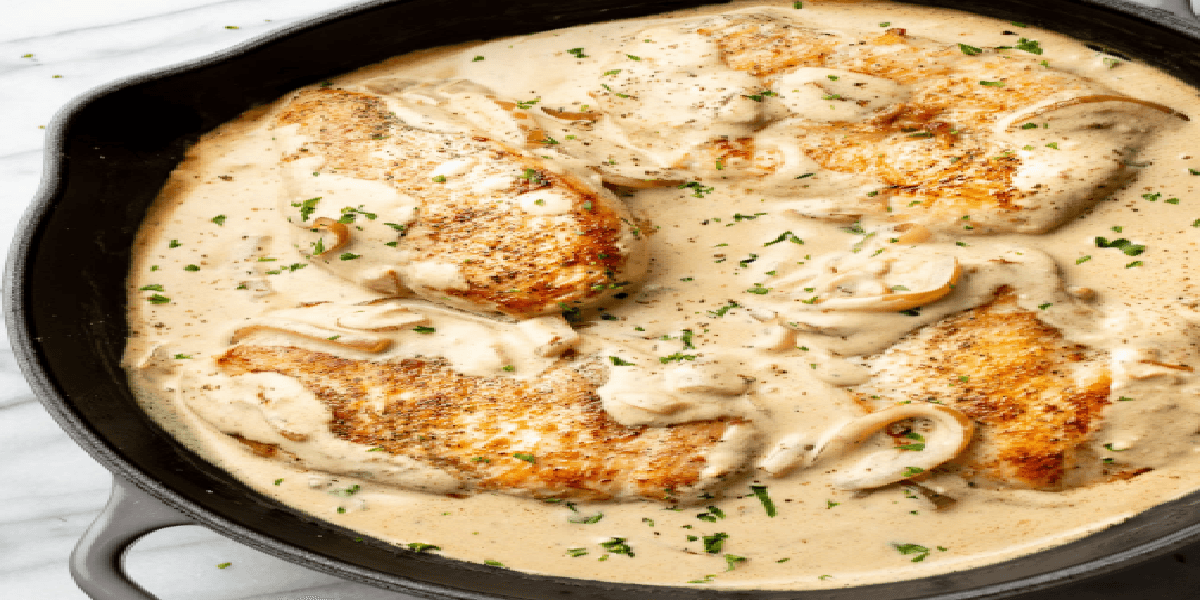 Receita de Peito de frango ao molho de creme de leite