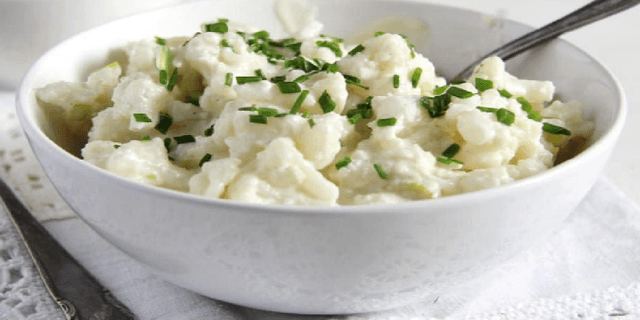 Salada de couve flor com maionese