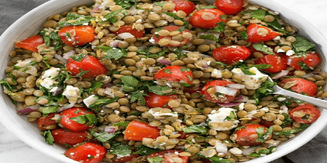 Salada de lentilha