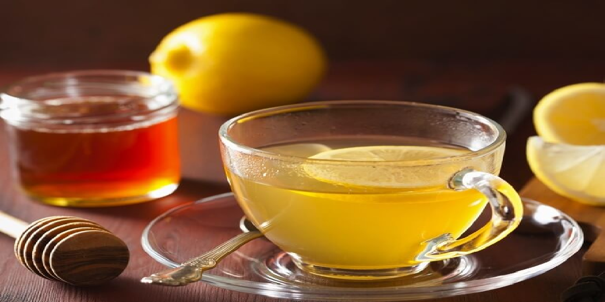 Chá de limão com mel para gripe e resfriado