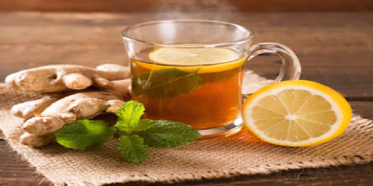 Chá de limão e gengibre para resfriados e gripes