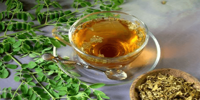 Chá de moringa para pressão alta