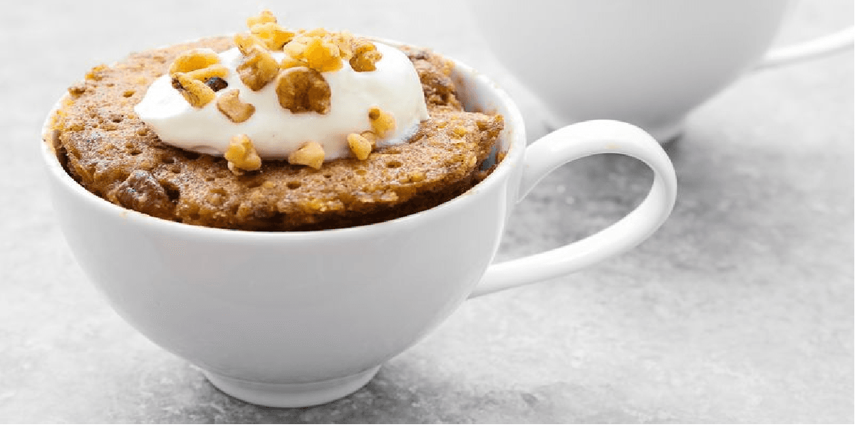 Receita de Bolo de banana com aveia no micro-ondas