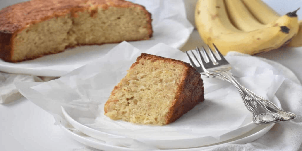 Receita de Bolo de banana simples e rápido