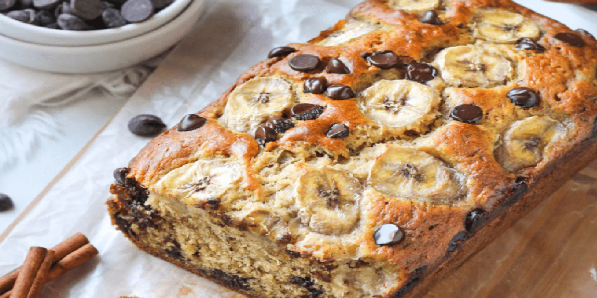Receita de Bolo de banana vegano de liquidificador