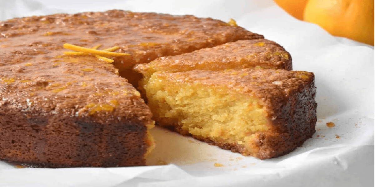 Receita de Bolo de laranja com farinha de arroz e polvilho doce