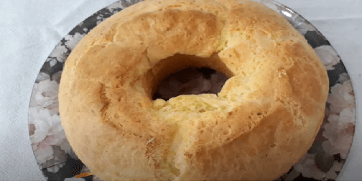 Receita de Bolo de polvilho doce com queijo