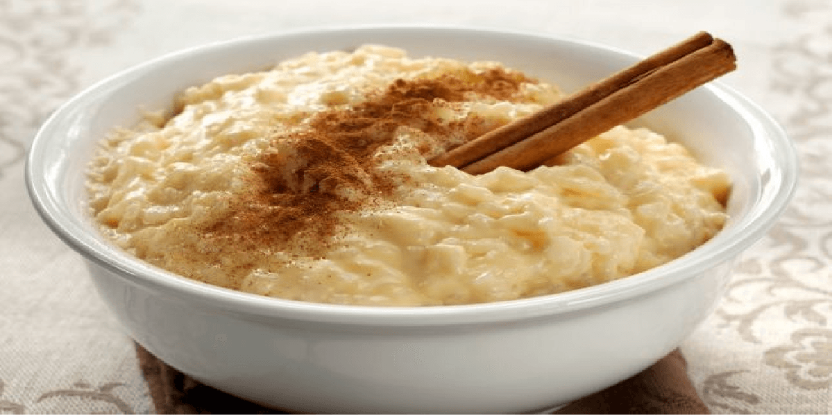 Receita de Arroz doce cremoso com leite Ninho