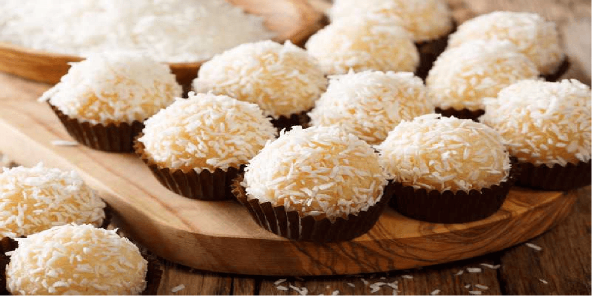 Receita de Beijinho de coco sem leite condensado