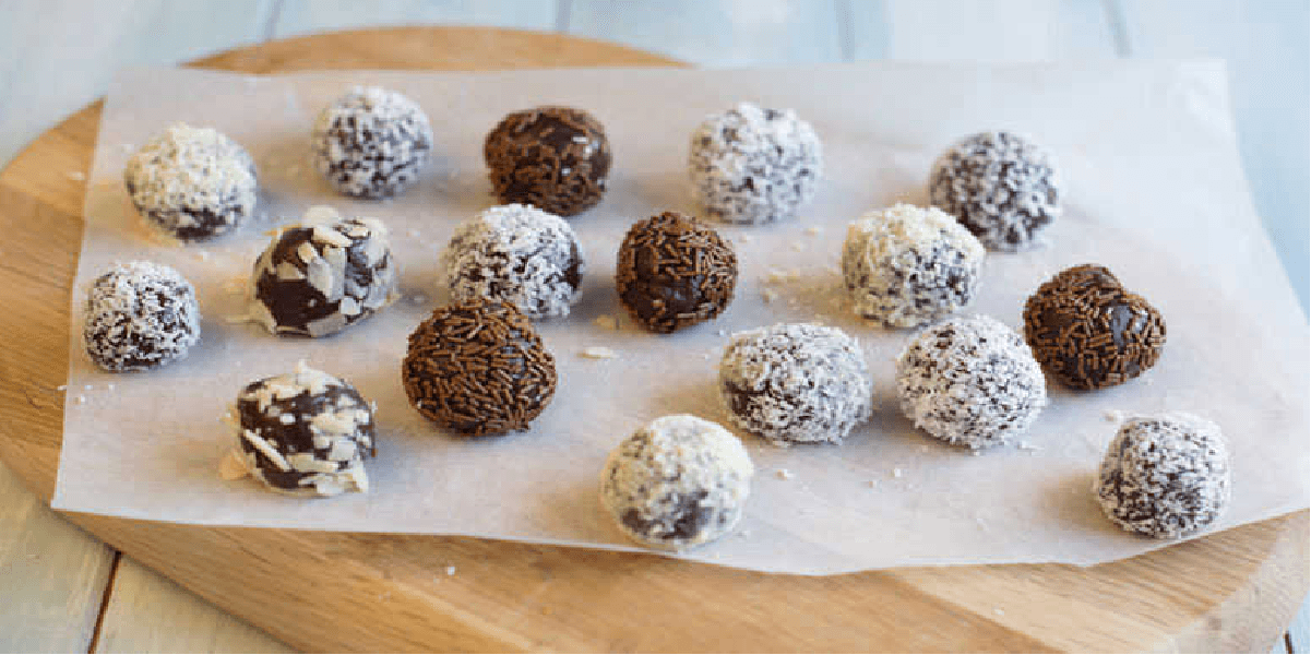 Receita de Brigadeiro com coco cremoso