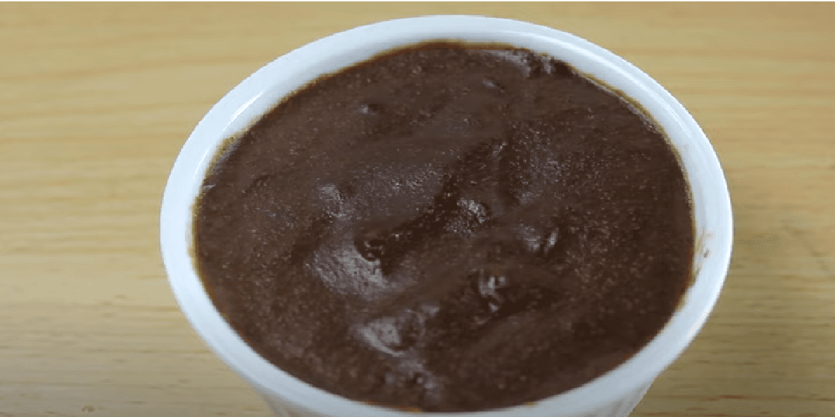 Receita de Creme de banana com chocolate fit