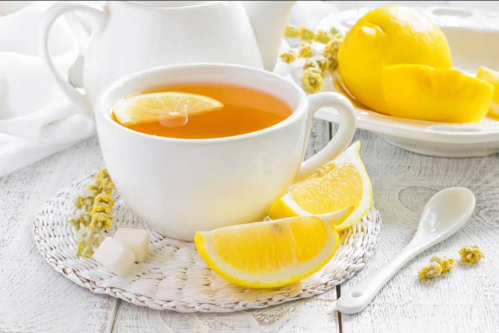 Chá de camomila e limão