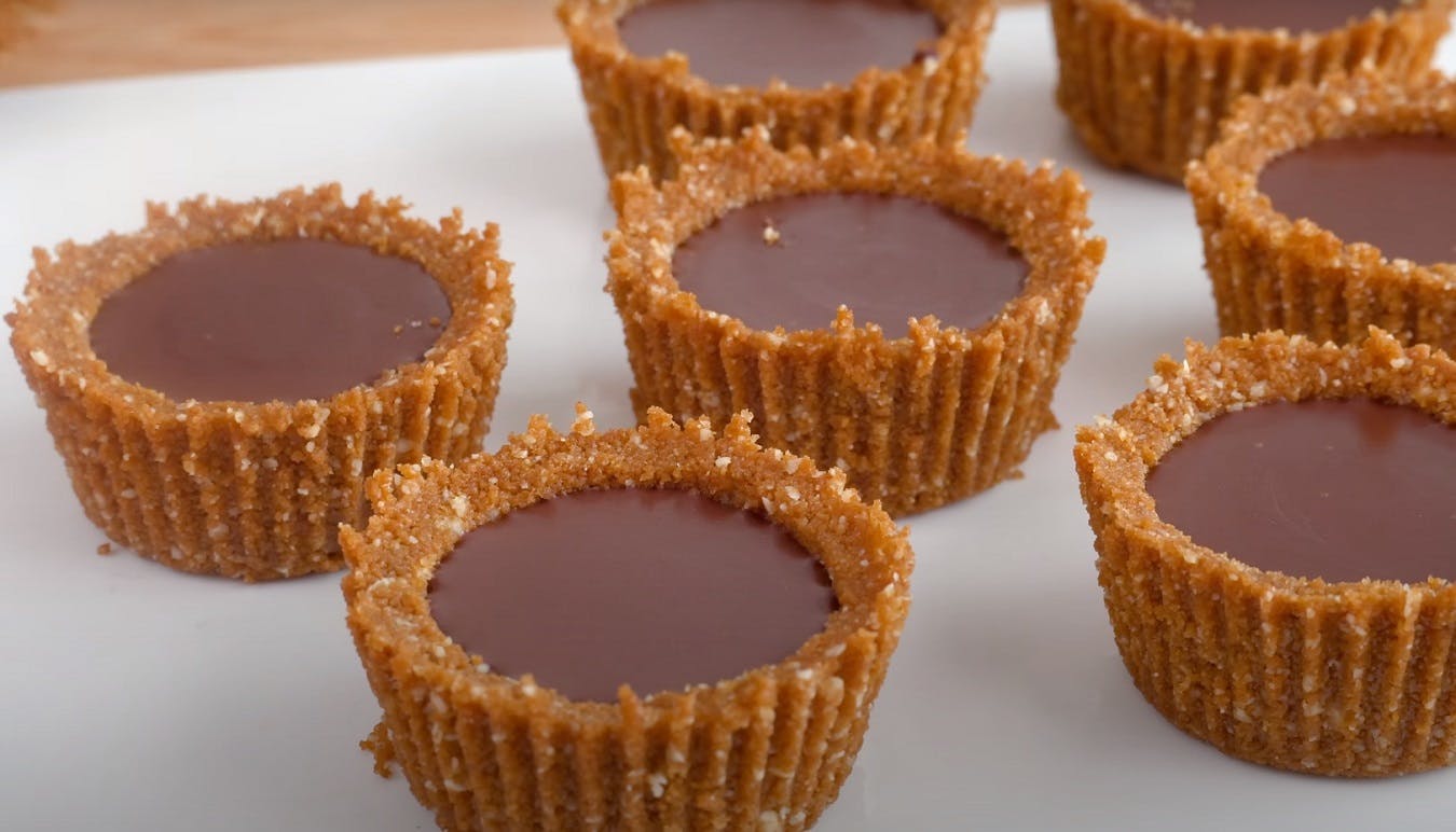 Tortinhas de Chocolate Amargo com Whey Protein
