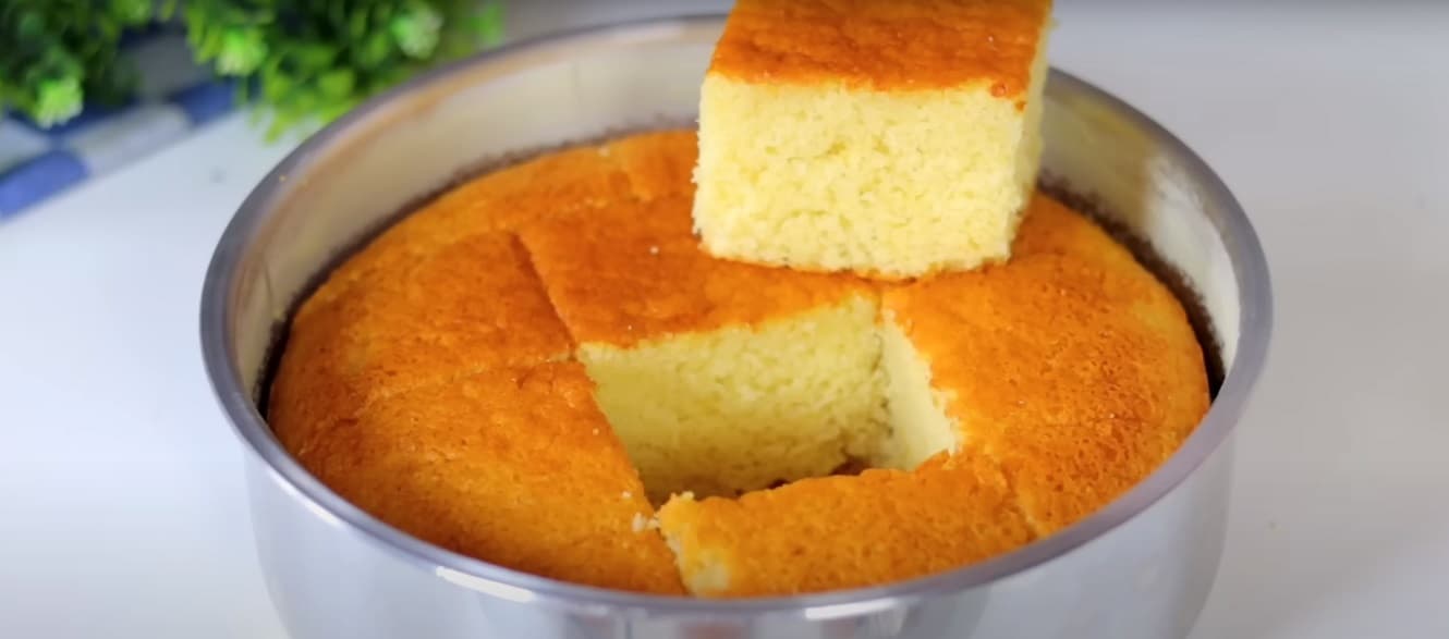 Bolo de trigo com maizena bem fofinho e umido feito no liquidificador