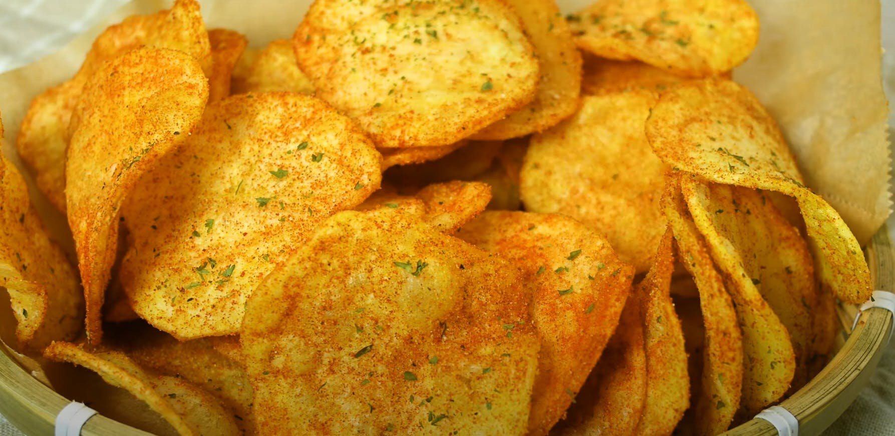 chips apimentado crocante de batata