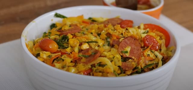 Salada de Repolho Refogado