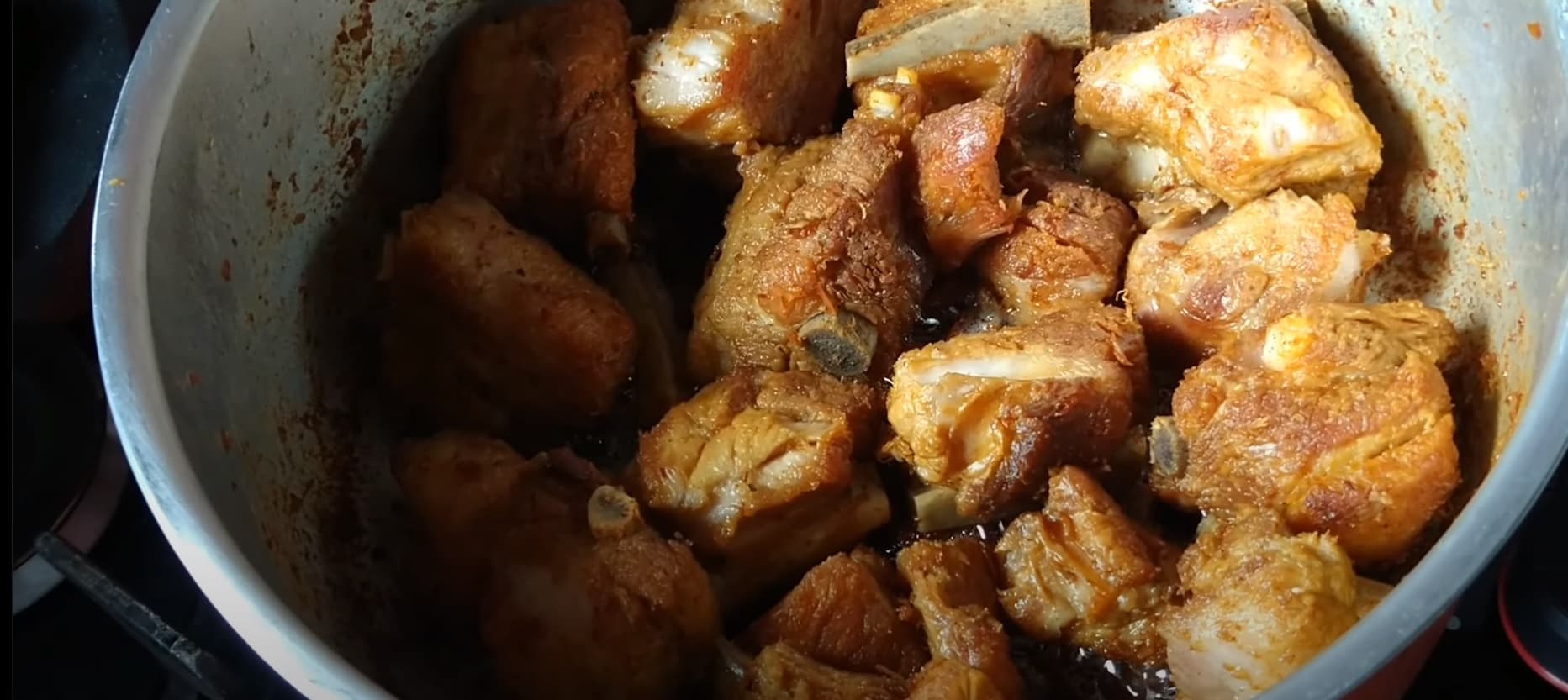 costelinha de Porco Frita na Própria Gordura