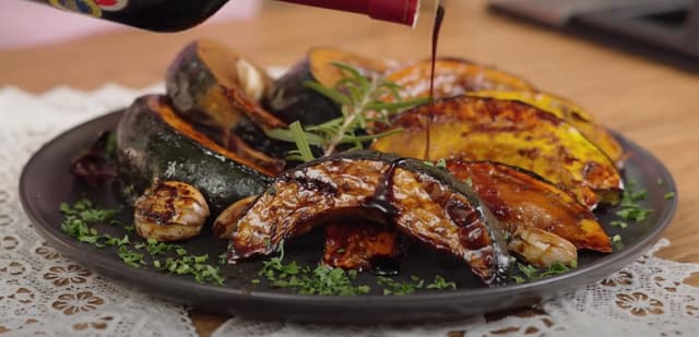 Abóbora Assada no Melaço