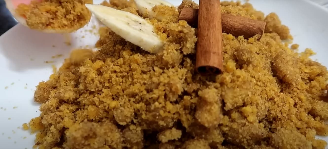Farofa Doce com Banana e Canela