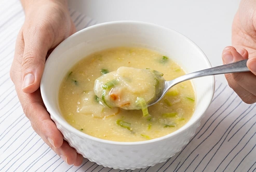 Caldo de Alho poró