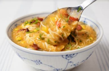 Caldo de pinto atolado